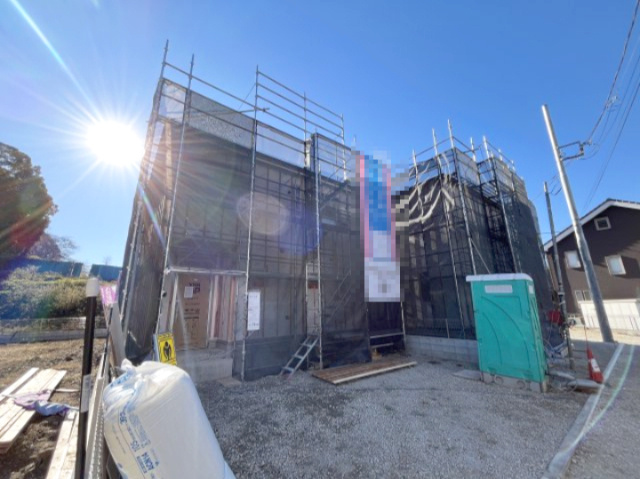 祝　成約済み　八王子市　元八王子町　新築戸建て　４６期の前面道路含む現地写真|～仲介手数料無料☆八王子ひなた不動産～　八王子市元八王子町　新築戸建て