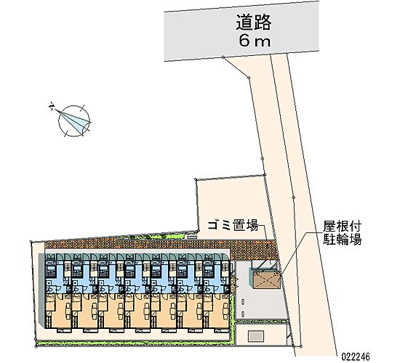 【区画図】 | レオパレスウエストグリーンリバー