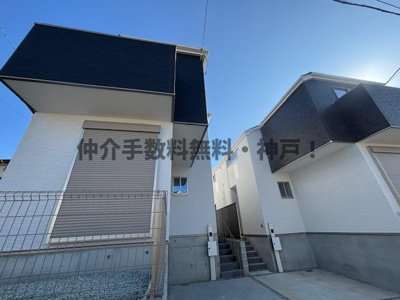 【外観】 | 明石市太寺天王町　新築戸建1号棟　仲介手数料無料！ | 物件の外観です