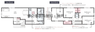 【間取り】 | 明石市太寺天王町　新築戸建1号棟　仲介手数料無料！ | 明石市太寺天王町　新築1号棟　仲介手数料無料！