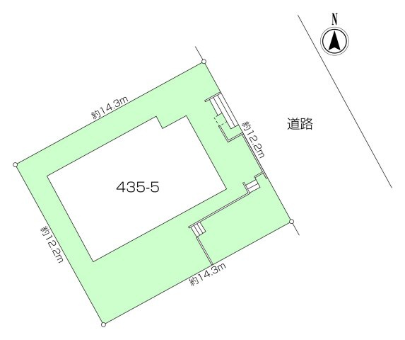 大和市上和田 建築条件なし売地の画像