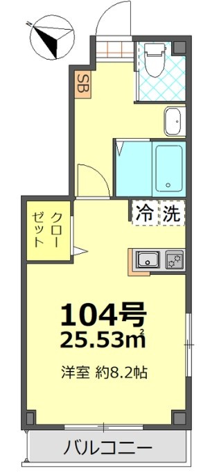 エステ阿佐ヶ谷の間取り