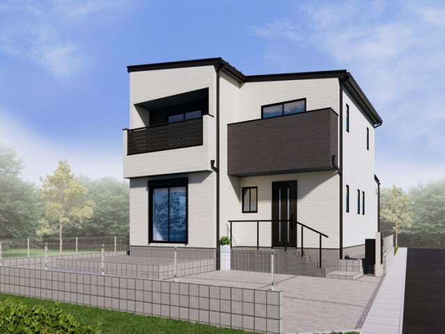 【外観パース】 | 久喜市菖蒲町菖蒲　新築戸建　全9棟　7号棟 | 7号棟