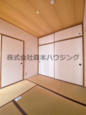 【和室】 | 　ヴィラージュ私市 | ※同タイプ別室の写真となります。
　設備内容など相違がある場合あくまで現状優先となります。