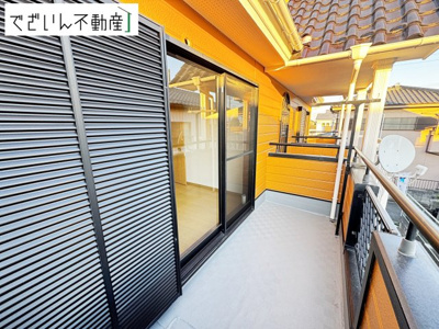 【バルコニー】 | 東松山市西本宿　中古住宅   | 現地(2025年12月撮影)