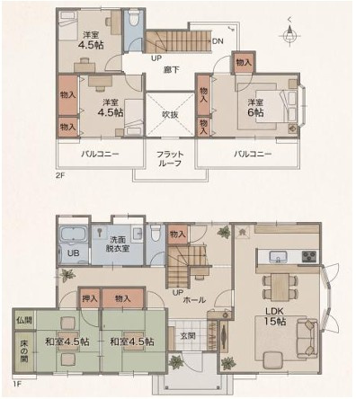 【間取り】 | 東松山市西本宿　中古住宅  