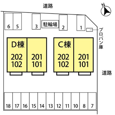【区画図】 | グリーンローズ Ｃ