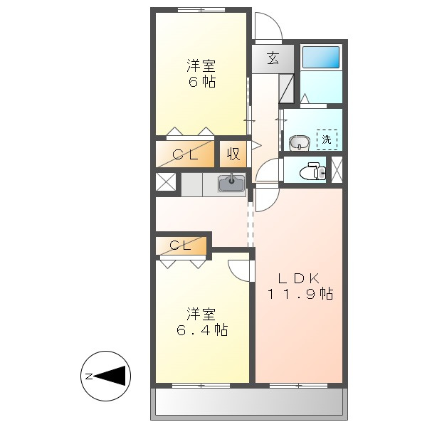パラーシオの間取り