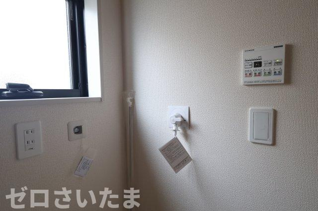 《仲介手数料無料》西区大字佐知川871-7新築一戸建てリーブルガーデンのランドリースペース|ガス乾燥機が設置できます。