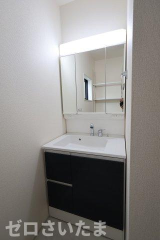 《仲介手数料無料》西区大字佐知川871-7新築一戸建てリーブルガーデンの独立洗面台