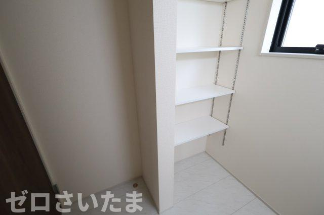 《仲介手数料無料》西区大字佐知川871-7新築一戸建てリーブルガーデンのランドリースペース