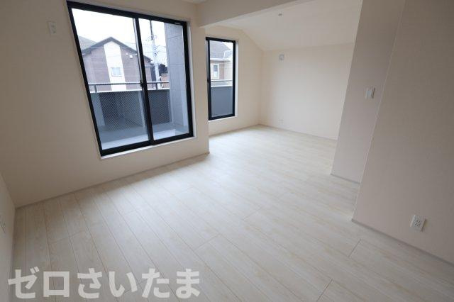 《仲介手数料無料》西区大字佐知川871-7新築一戸建てリーブルガーデンの洋室|将来的にお部屋を2つに区切ることもできます。