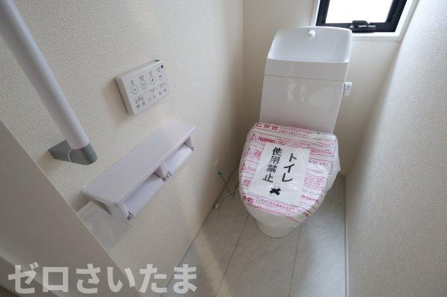 《仲介手数料無料》西区大字佐知川871-7新築一戸建てリーブルガーデンのトイレ