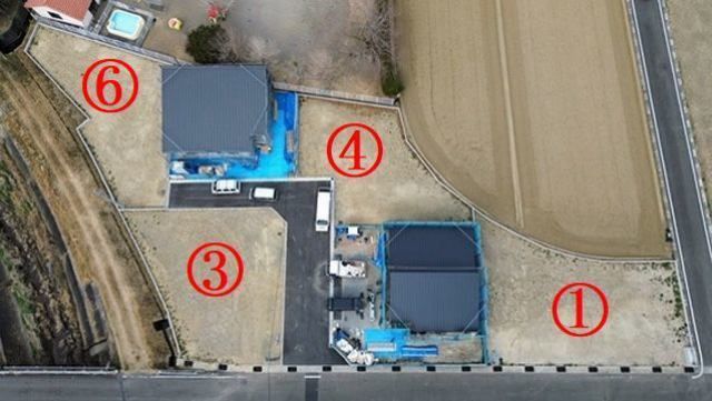 花ヶ島町西田　分譲地の周辺