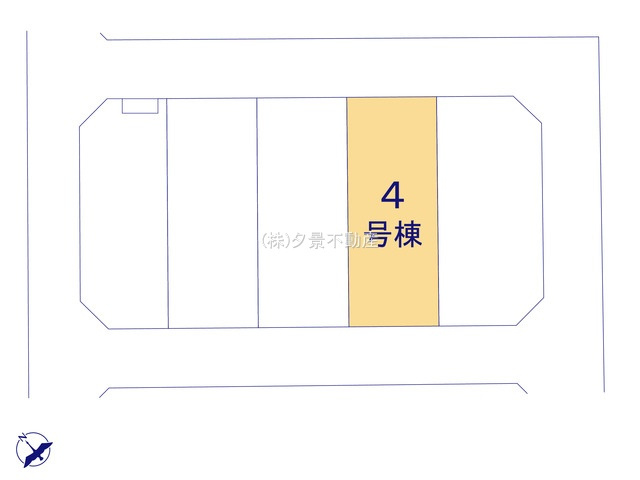 《仲介手数料無料》西区大字佐知川871-7新築一戸建てリーブルガーデンの区画図