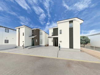 【外観パース】 | 小金井市貫井南町1丁目　新築全2棟　 | 小金井市貫井南町1丁目　新築戸建全2棟　外観パース