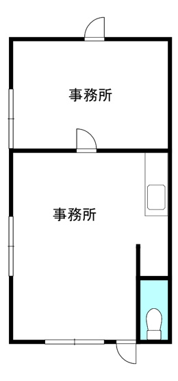 【間取り】 | 事業用）西牟田事務所