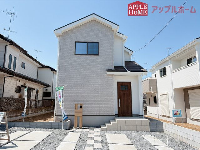 【新築住宅】嵐山町むさし台 全2棟の外観|ぜひ現地にて、実際の建物・街並み・日当たり等ご確認下さい♪お問い合わせはお気軽に☆　TEL「0120-466263」