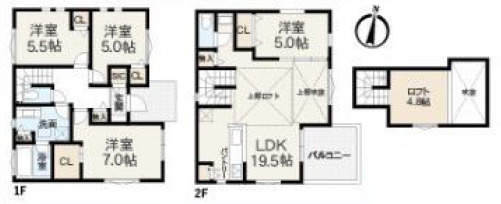二宮町山西　新築戸建　全2棟1号棟
