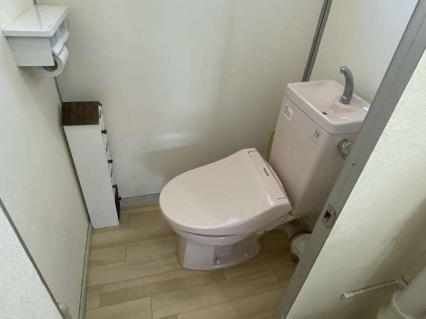 清潔感のあるトイレです。