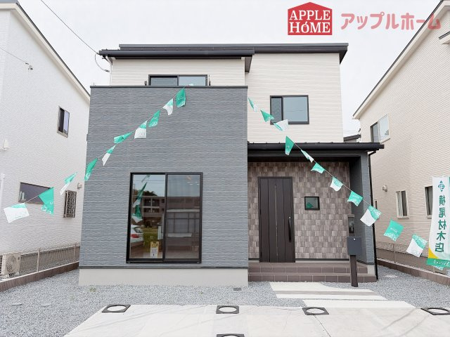 【新築住宅】滑川町月の輪 第2期の外観|☆内覧可能☆アップルホームでは物件のメリットデメリットお客様の立場にたちお伝えさせていただきます！いつでもお気軽にお問合せOKです！TEL「0120-466263」