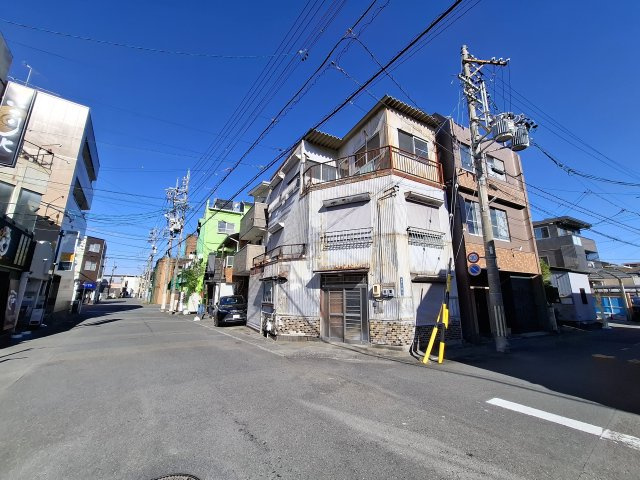 売土地　藤枝市駅前１丁目の前面道路含む現地写真