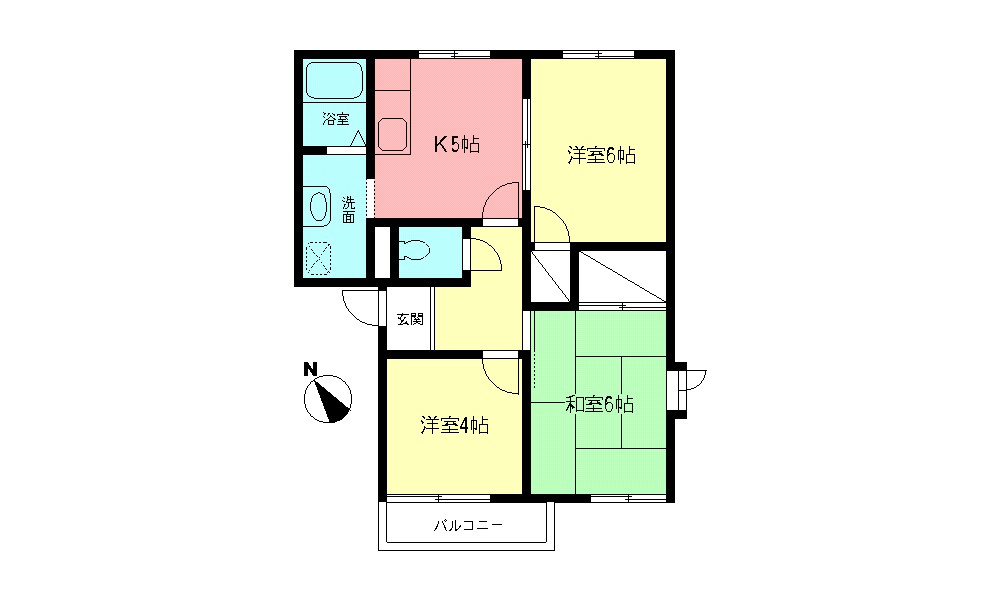 一ツ橋ハイツの間取り