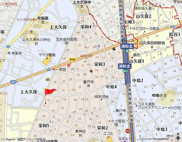 グレイストーエイの地図