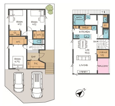 太陽光パネル付　収納豊富　垂水区小束山2丁目1号地　新築戸建