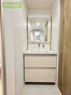 【独立洗面台】 | カウンターキッチン　食洗機付　市川駅11分　市川南4　2号棟　全2棟 | 施工例