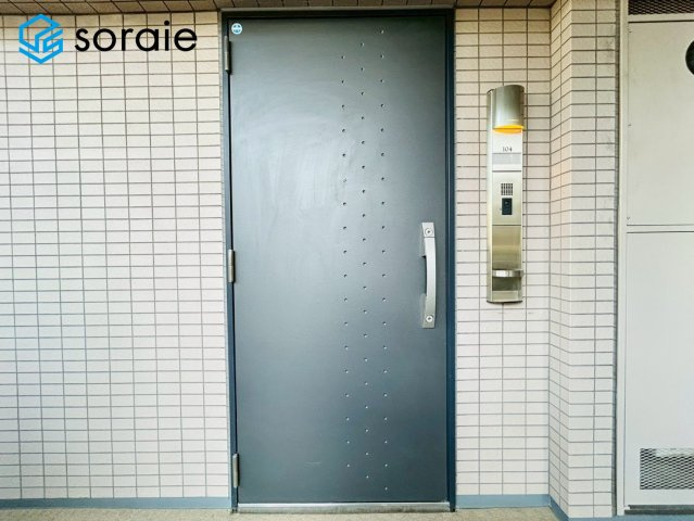 ユアコート川越アデッソの玄関|3/24撮影