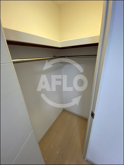 クラウンハイム北心斎橋フラワーコートの収納|クラウンハイム北心斎橋フラワーコート　ウォークインクローゼット