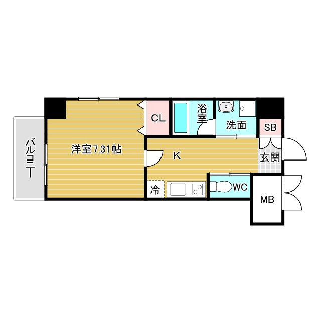 エメルミナ豊中岡町の間取り
