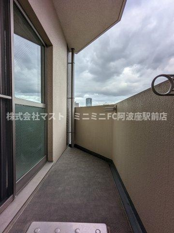 プリマベラ福島のバルコニー