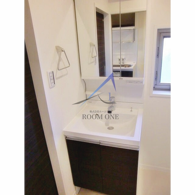 ヴィラハイブリッジの洗面所|洗面台です。