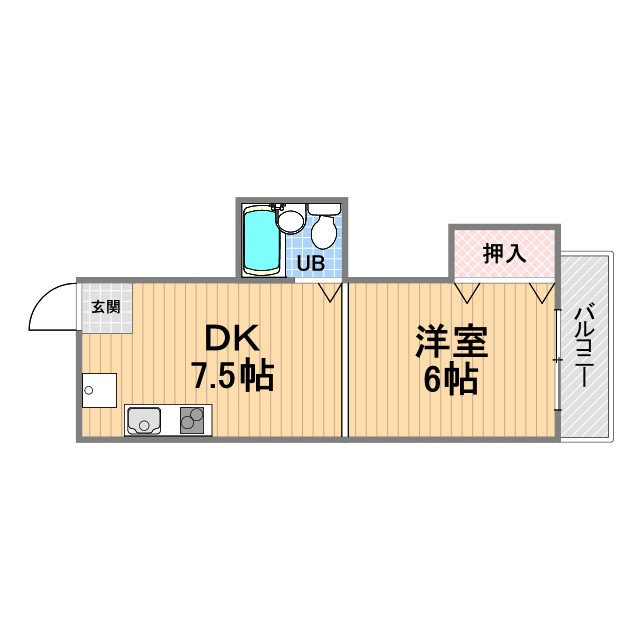 ドミトリー甲子園の間取り