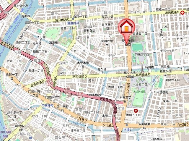 ラクラス木場公園のその他|地図