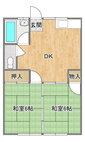 ホワイトコーポの間取り