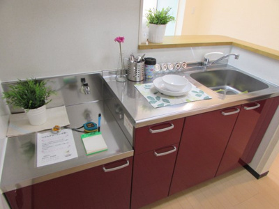 【キッチン】 | ルーチェビアンカ | 人数のカウンターキッチン