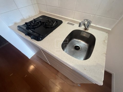 【キッチン】 | スワンズシティ難波ノーブル | スワンズシティ難波ノーブル　2口ガスシステムキッチン