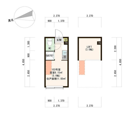 中野区丸山２丁目のアパートの画像