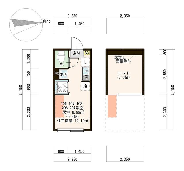 杉並区井草２丁目のアパートの画像
