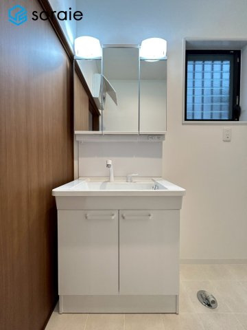 所沢市林　中古戸建の独立洗面台|4/30撮影