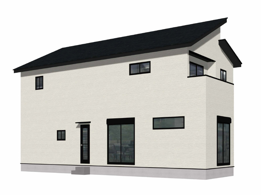 北九州市八幡西区大浦1丁目2期1号棟の外観パース|外観パースです