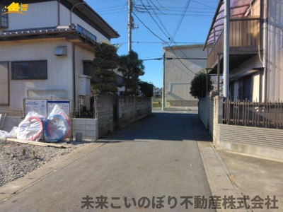 【前面道路含む現地写真】 | GRAFARE久喜市南7期2号棟 | 前面道路含む現地写真です