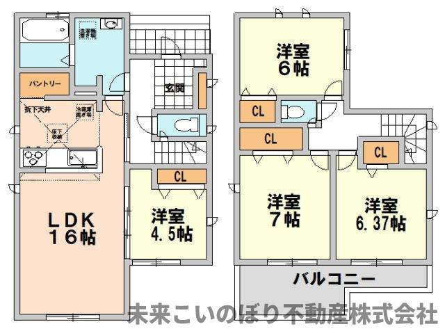 【間取り】 | GRAFARE久喜市南7期2号棟 | 現況と異なる場合は現況優先とさせていただきます