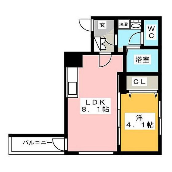 ソリッド東比恵駅南の間取り