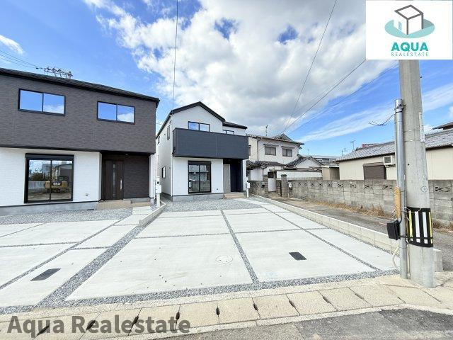 高松市西町　新築戸建の前面道路含む現地写真|前面道路含む現地写真です