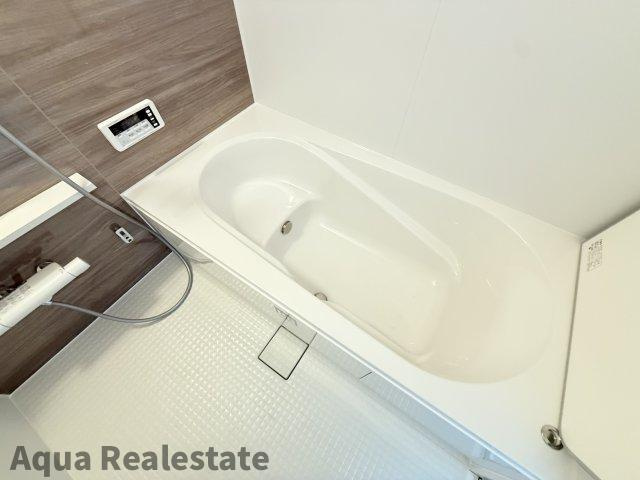 高松市西町　新築戸建の浴室|日々の疲れを癒すお風呂付です