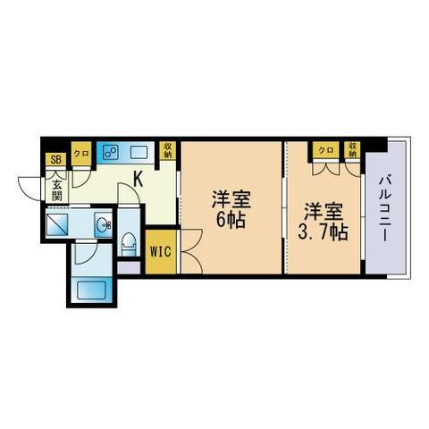 クラス博多駅南の間取り